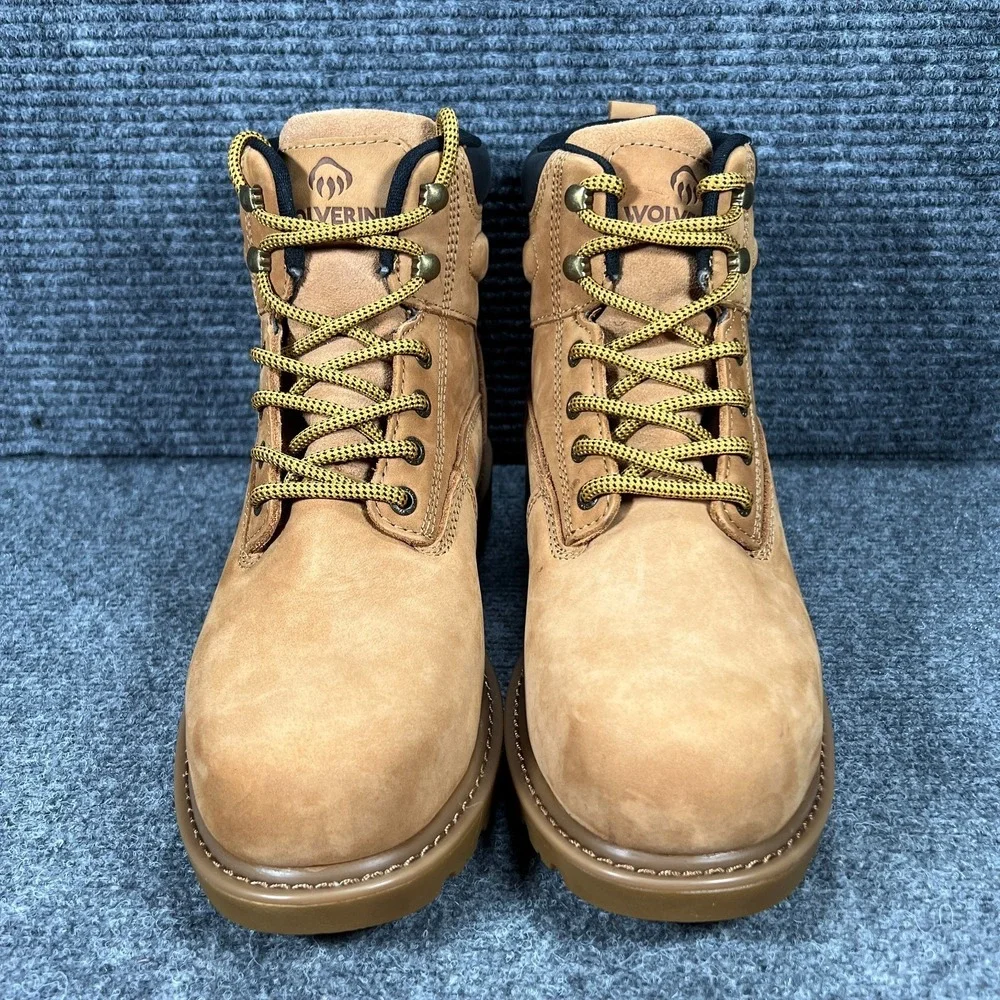 Wolverine Floorhand Boots Womens 10 Brown Insulated Steel Toe‎ Work Slip Oil Res